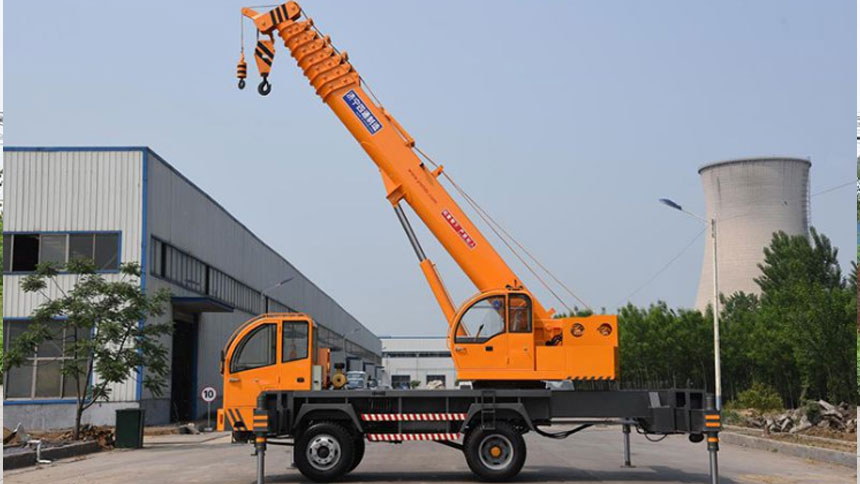 Xe cẩu bánh lốp 16T, STSQ16D