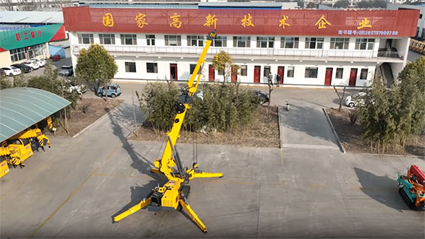 Xe cẩu bánh xích chân nhện 10T