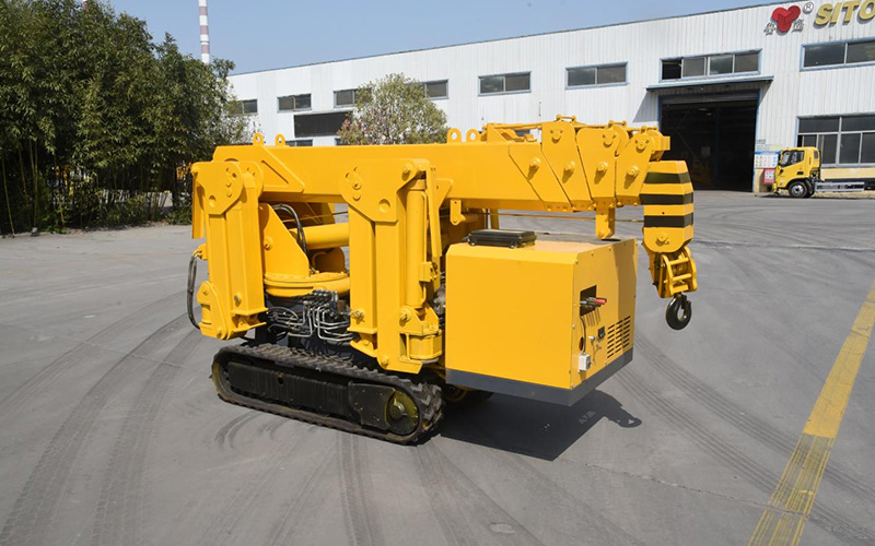 Xe cẩu bánh xích chân nhện 3T