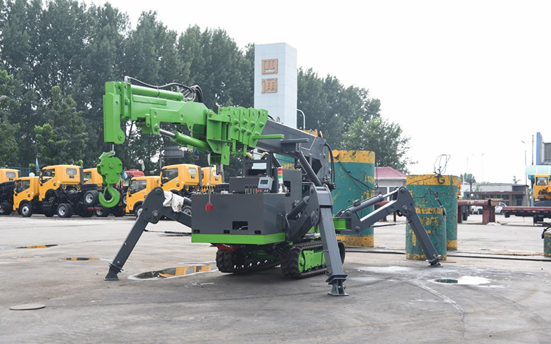 Xe cẩu bánh xích chân nhện 3T