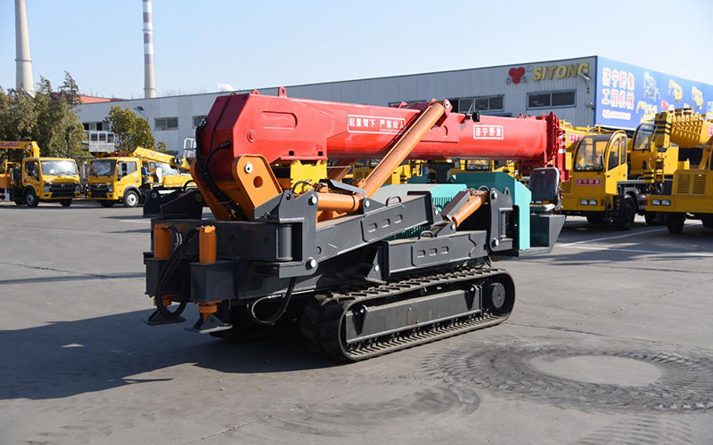 Xe cẩu bánh xích chân nhện 10T