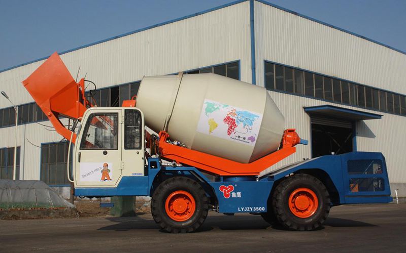 Xe trộn bê tông 3.5m³, LYJZY3500