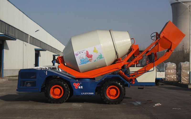 Xe trộn bê tông 3.5m³, LYJZY3500